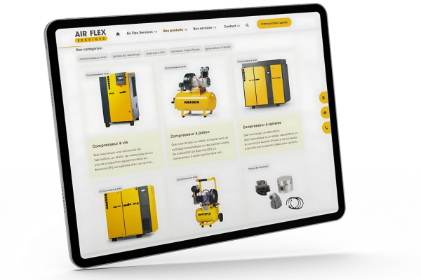 <b>Portfolio visuel</b> pour les réalisations