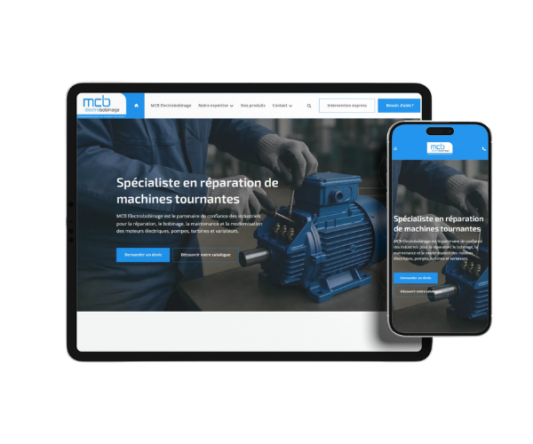 Un <b>site web</b> responsive