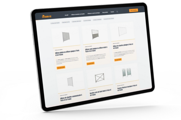 <b>Portfolio visuel</b> pour les réalisations