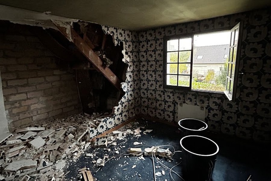 Travaux de démolition à Corbeil Essonnes