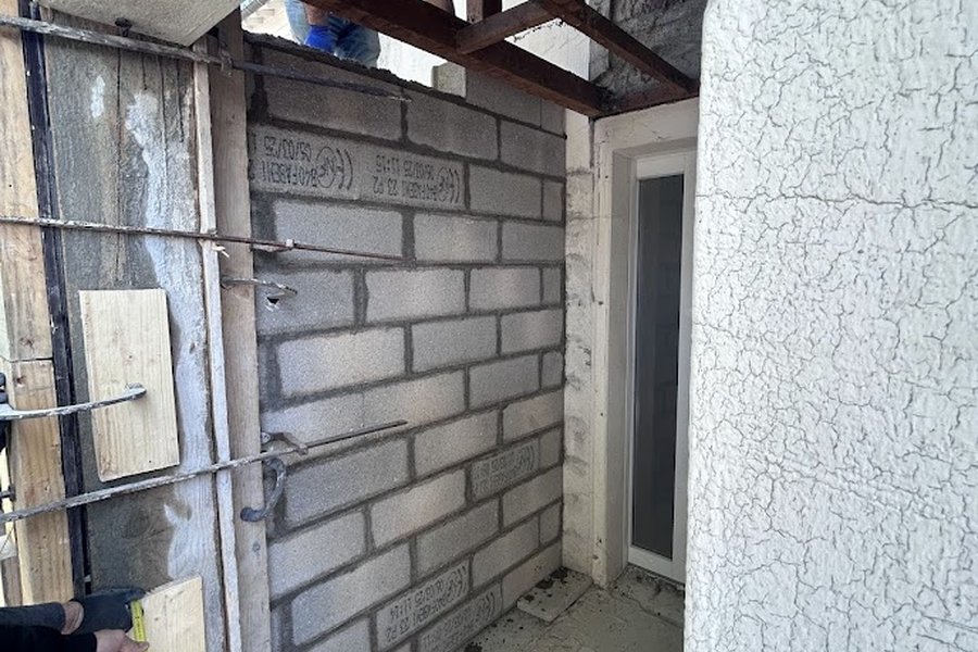 Construction de mur