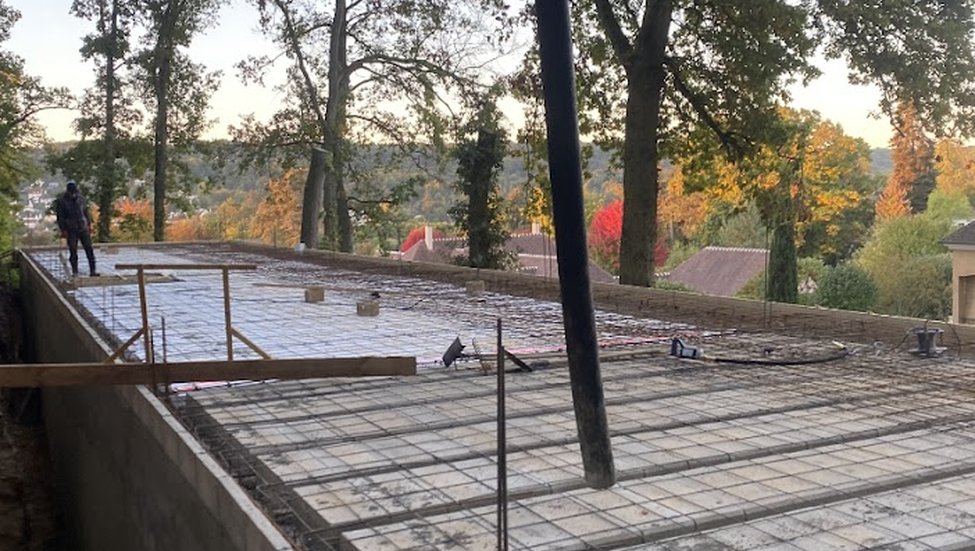 Travaux de dallage