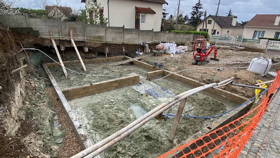 Construction de mur