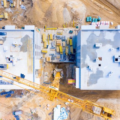 Vidéo de suivi chantier par drone