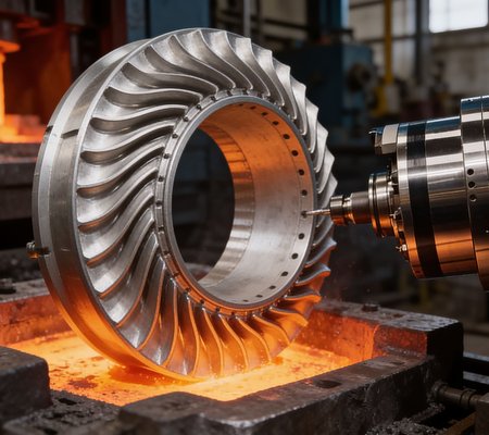 Fabrication de roues de turbine à Bourges
