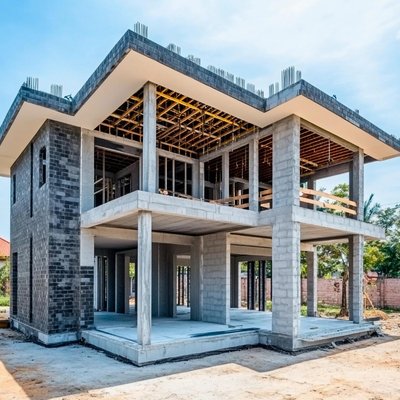 Construction de maison d'architecte