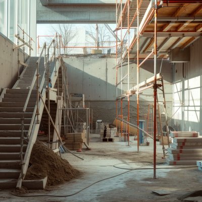 Création d'escalier en béton