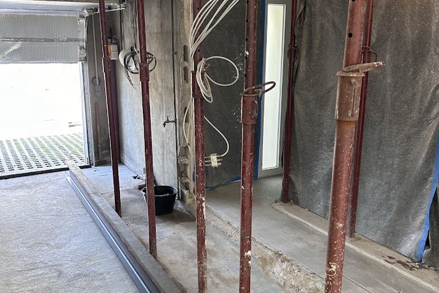 Travaux de démolition