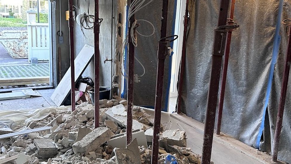 Pendant l'intervention