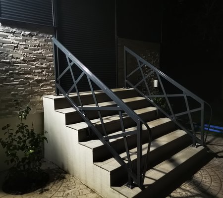 Garde-corps escalier extérieur