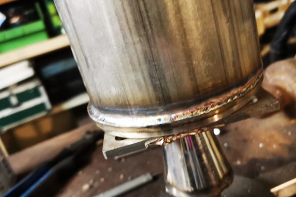 Travaux de soudure sur inox