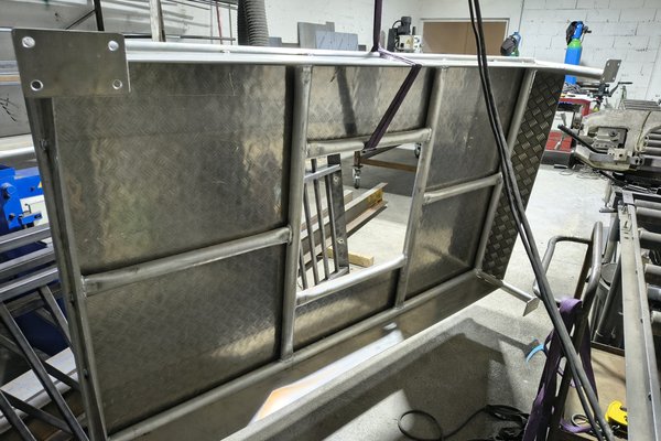 Table en aluminium