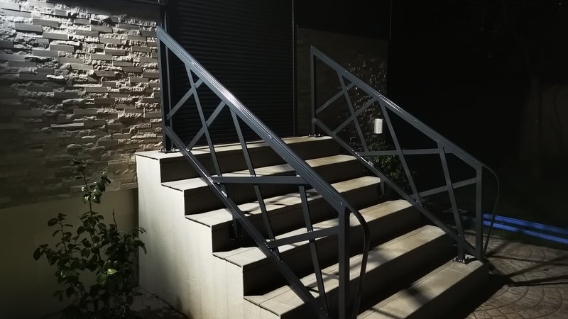 Garde-corps escalier extérieur