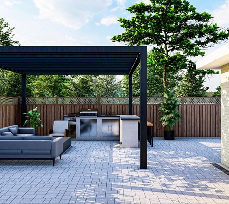 Pose de pergola sur mesure 