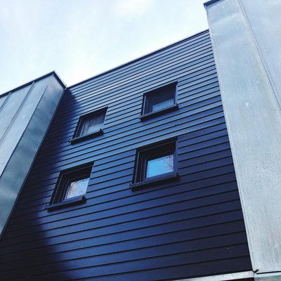 Pose de bardage en acier