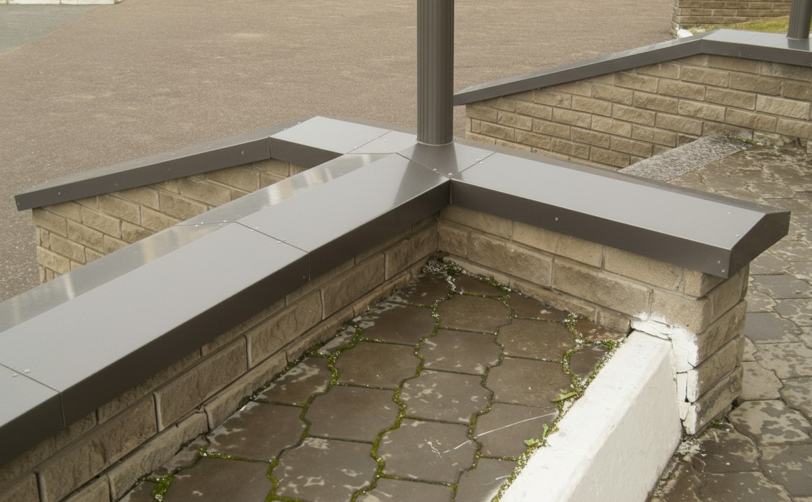 Couvertine pour acrotère