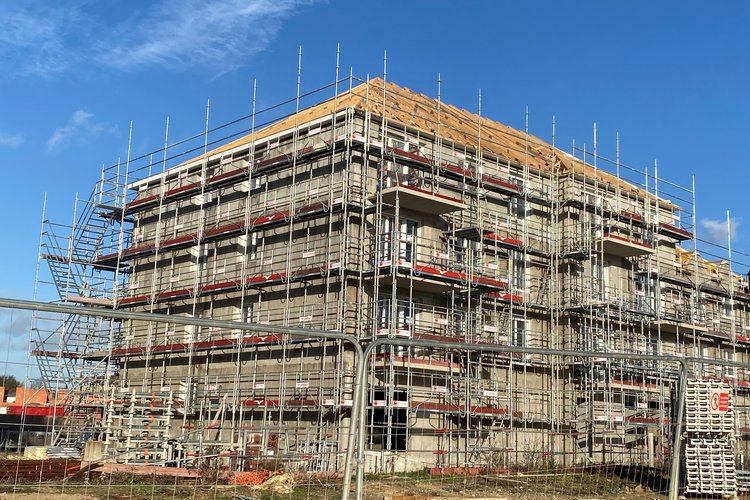 Location et pose d'échafaudage de façade