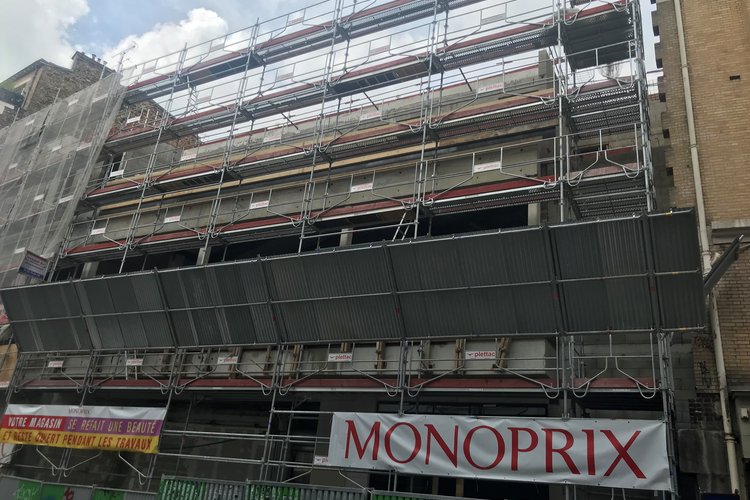 Location et pose d’échafaudage, escaliers et parking