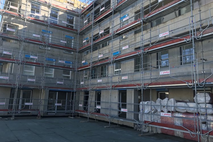 Location et pose d'échafaudage