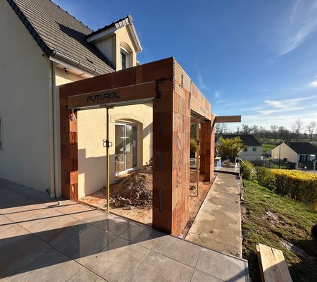 Extension en brique