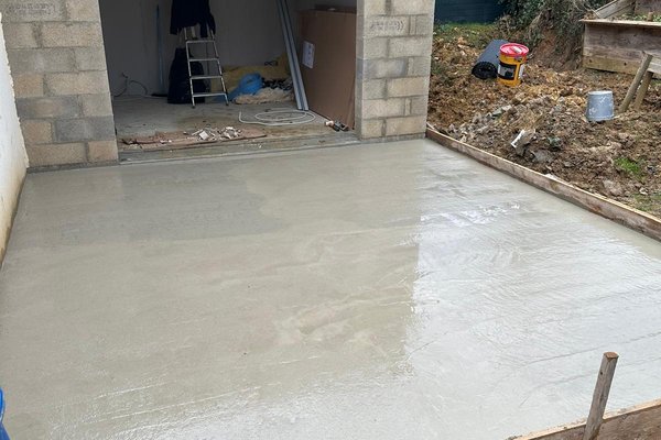 Pose de dalle de terrasse