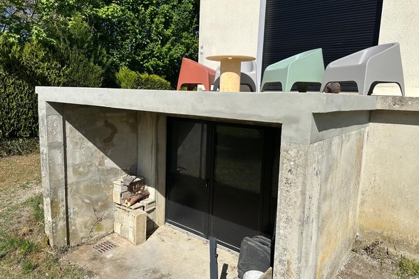 Pose d'un plancher suspendu