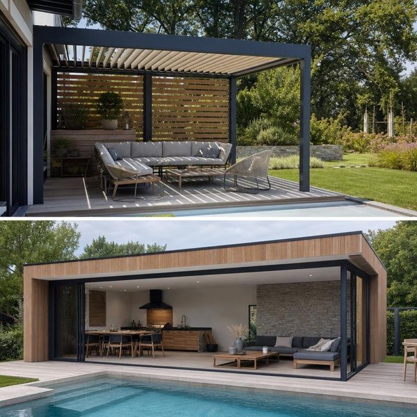 Abords de piscine et finitions paysagères