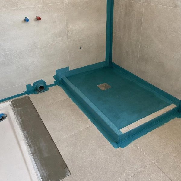 Carrelage de salle de bains et douche