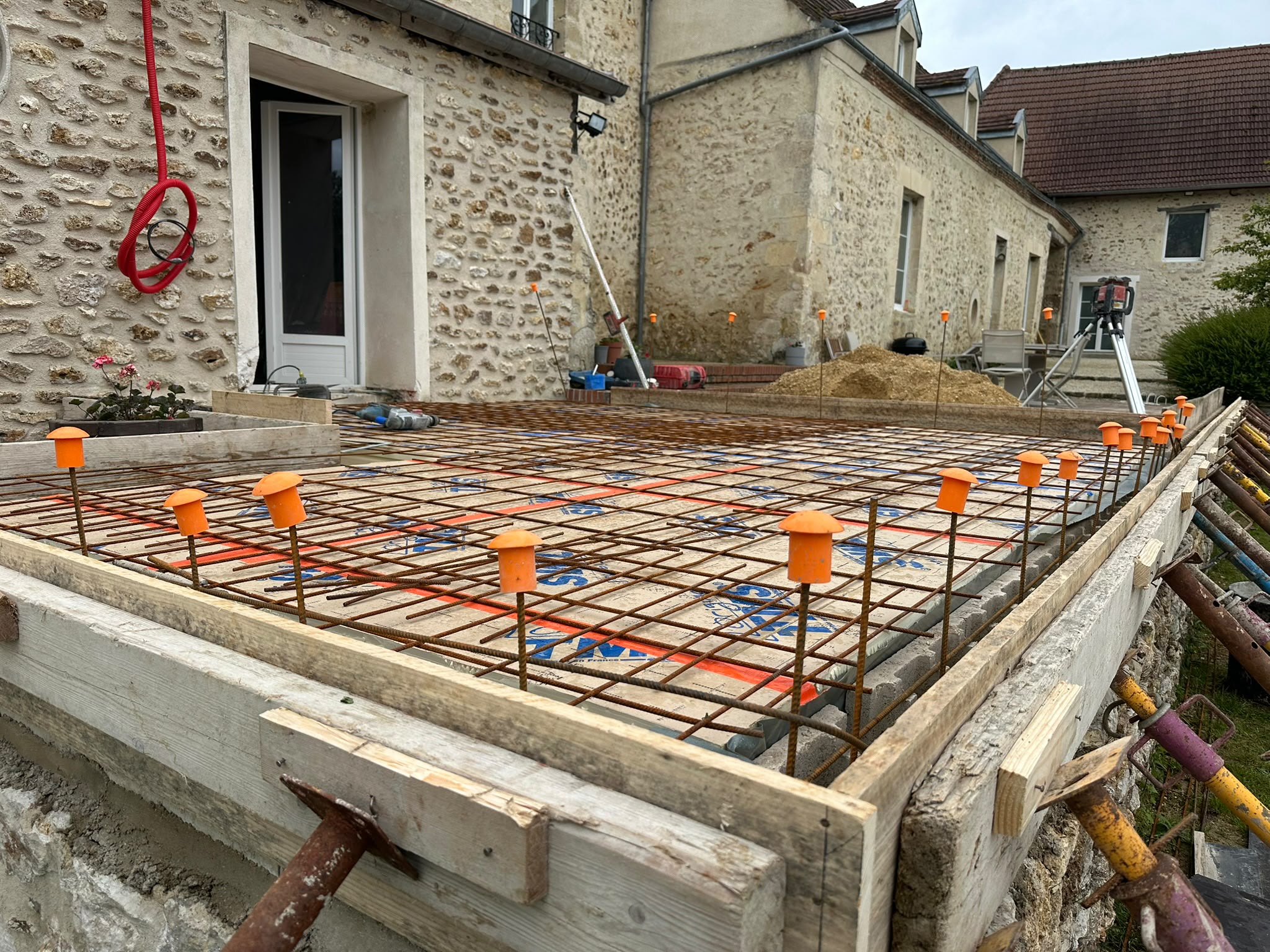 Ferraillage d'une dalle béton