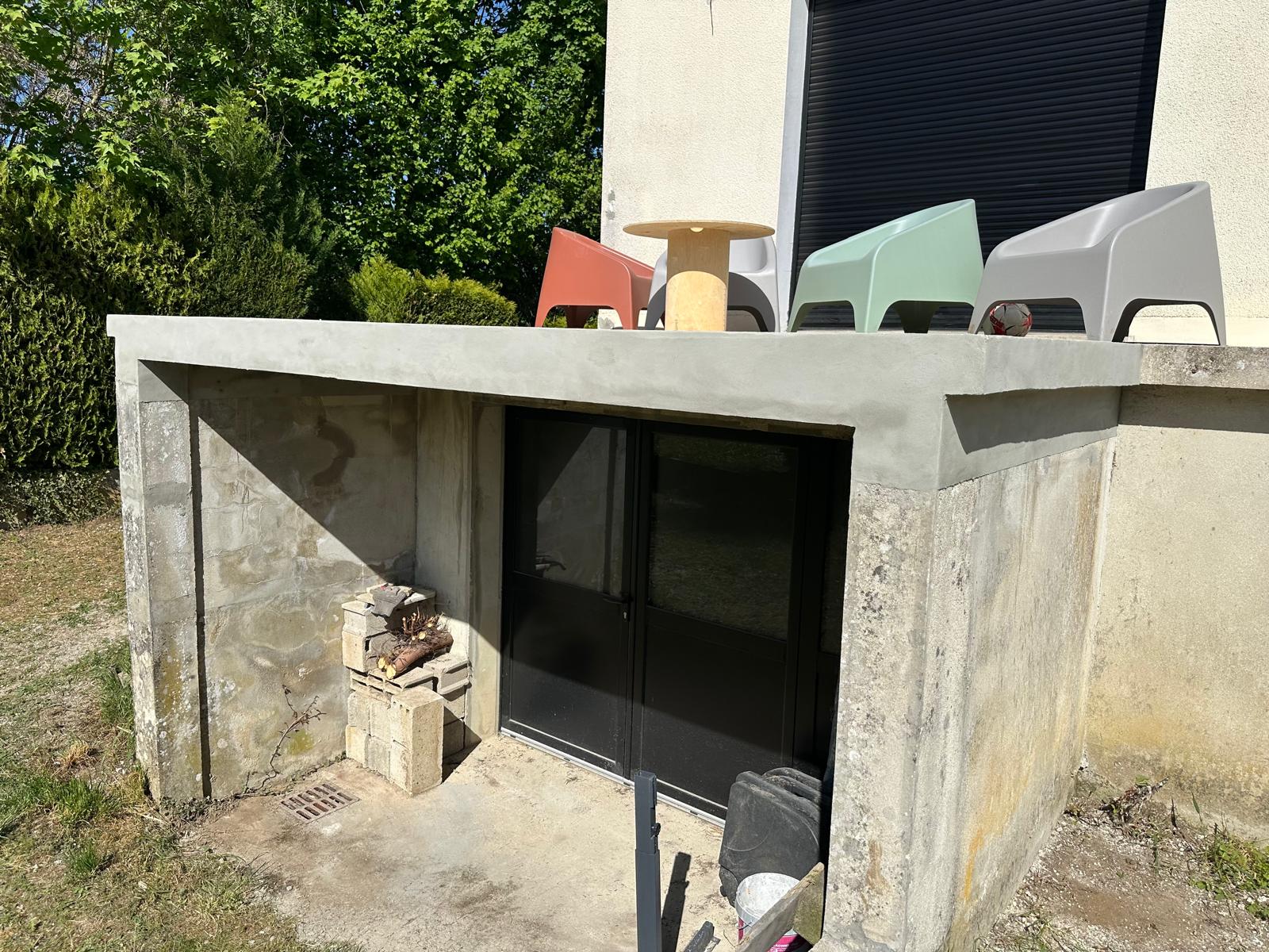 Pose d'un plancher suspendu