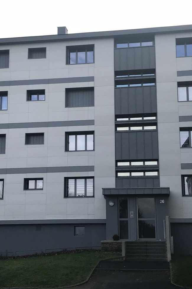 Gros plan après l'installation