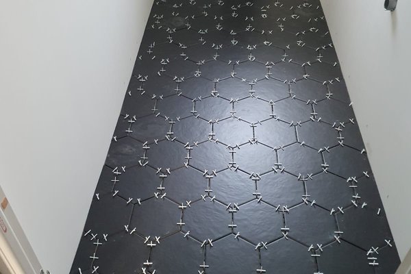 Carrelage intérieur hexagonal