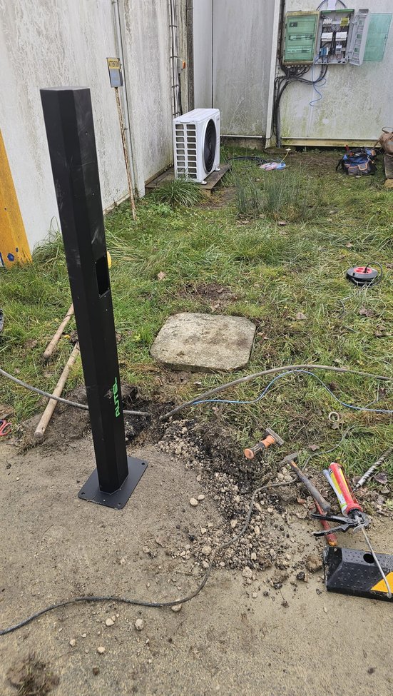 Pendant les travaux