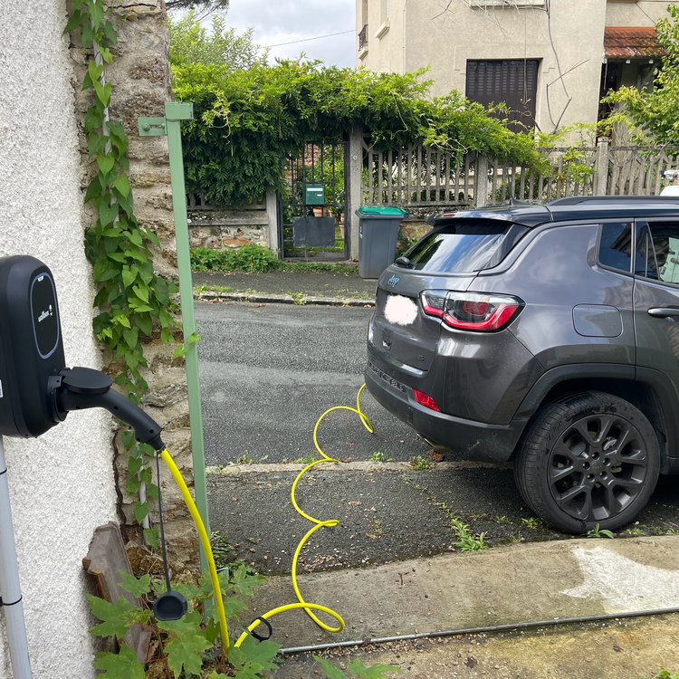 Installation d'une borne monophasée Wallbox