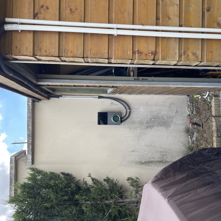 Installation d'une borne monophasée Autel