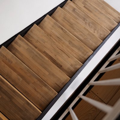 Escalier droit en bois