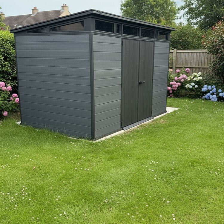 Installation d'abri de jardin