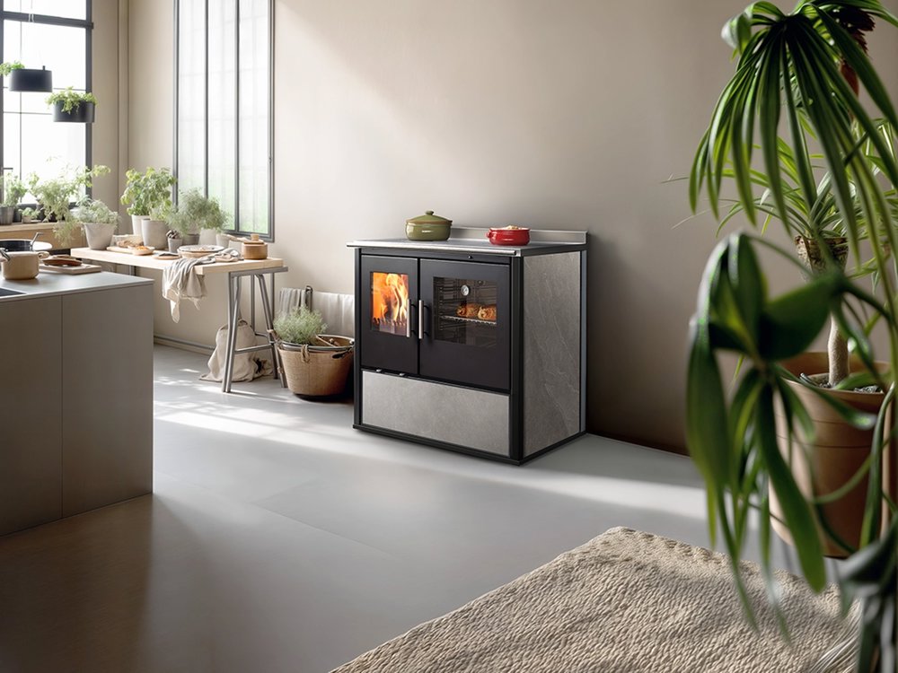 Cuisinière à bois Olga Gres 80 1