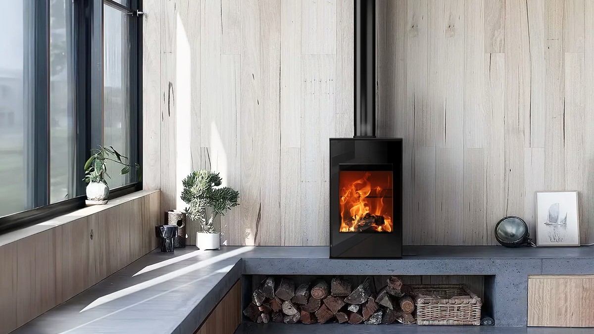 Flat 100 : Le poêle à bois de 10 kW qui allie performance et style center img test img