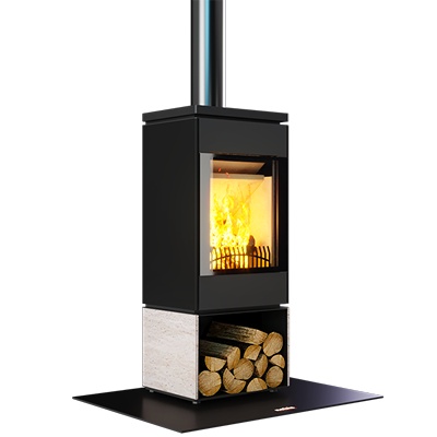 Poêle à bois 8 kW FLAT 500 - 550 à Reims 