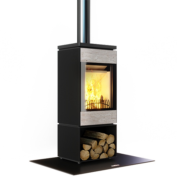 Poêles à bois :  8 kW FLAT 700 - 770