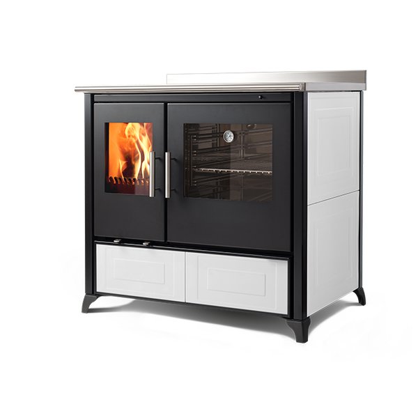 Cuisinière à bois Lina Maiolica 90
