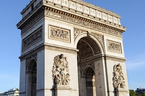 Location voiture avec chauffeur à Paris: Visite Arc de triomphe