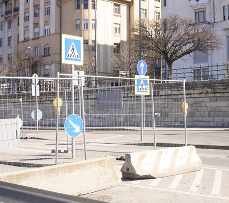 Barrière de chantier