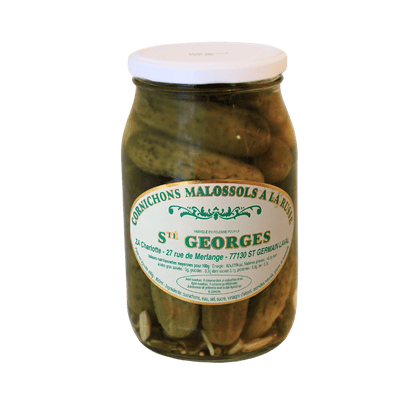 Cornichons Malossols petit ou grand calibre