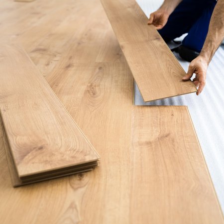 Pose de parquet massif