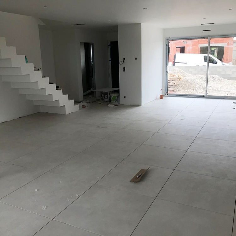 Pose de carrelage intérieur