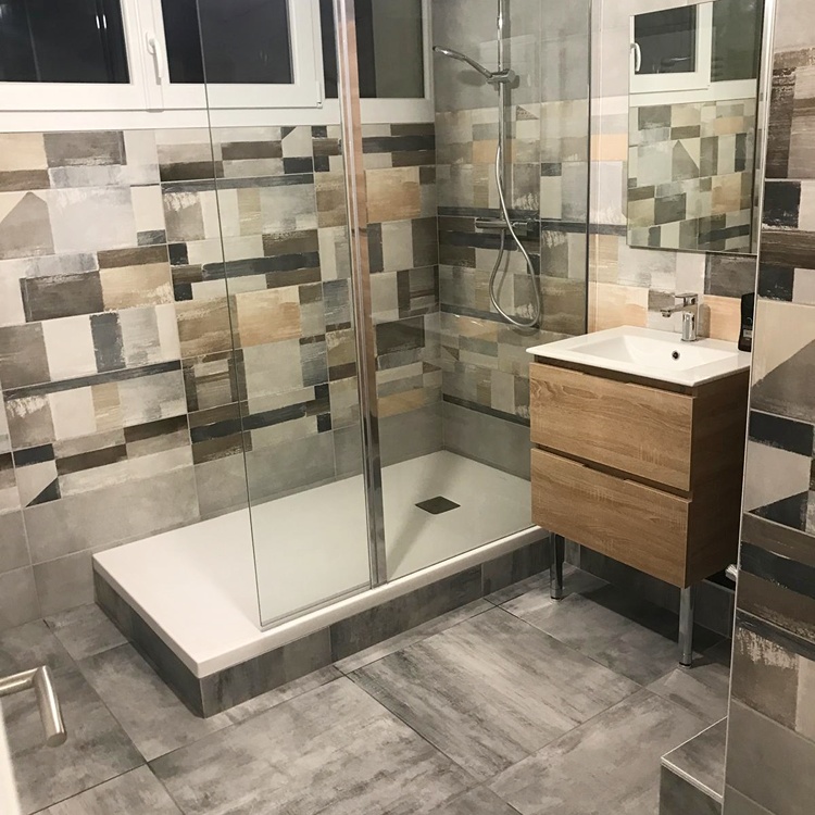 Pose de faïence murale