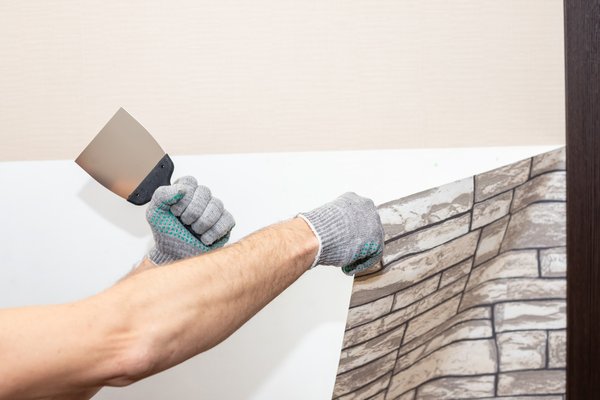 Pose de <b>papier peint</b> à Boulogne Billancourt