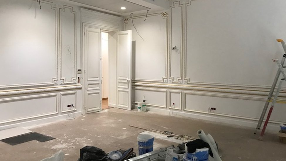 Pendant les travaux